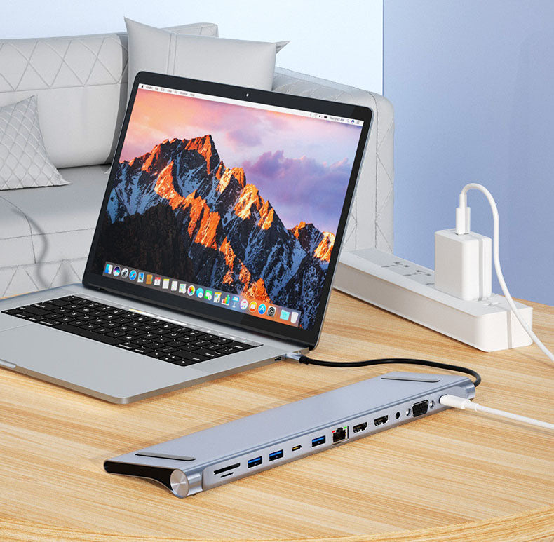 12-in-1 Dual HDMI USB-C Docking Station (MST Multi-Screen)