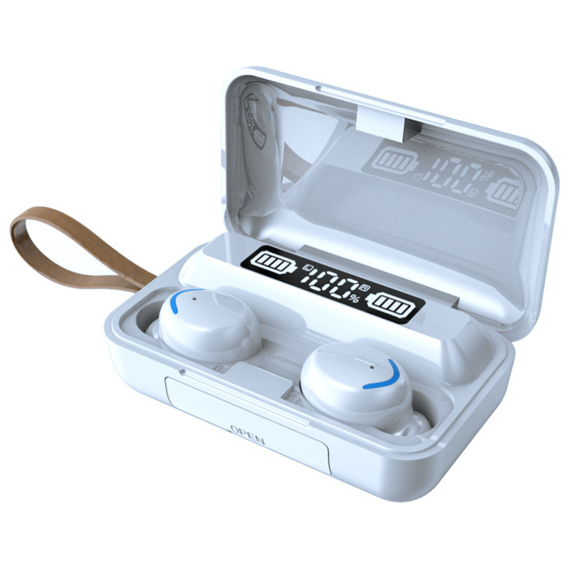 F9 TWS Bluetooth Headset with Touch Display
